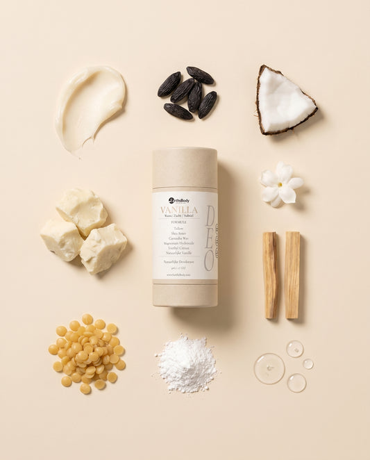 Natuurlijke deodorant Vanilla zonder aluminium – EarthsBody