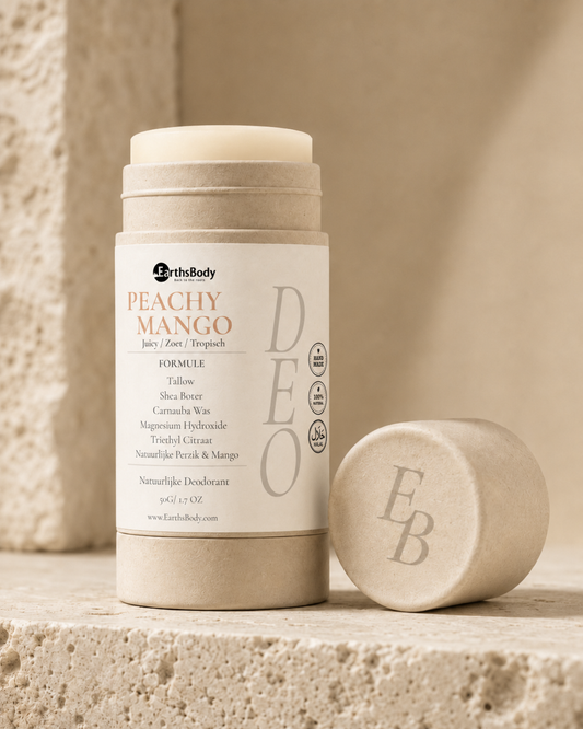 Natuurlijke deodorant Peachy Mango zonder aluminium – EarthsBody