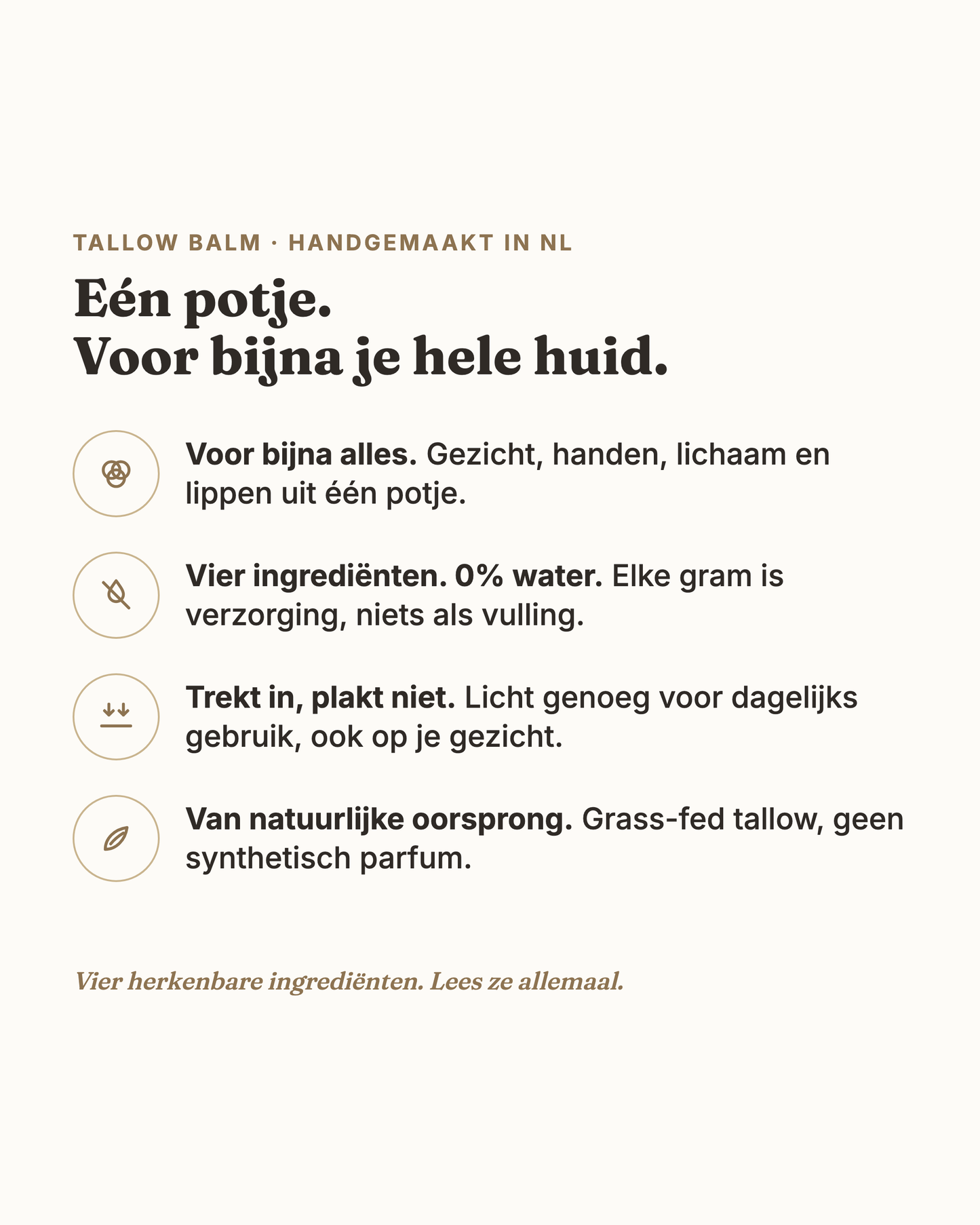 EarthsBody Everyday Balm – Natuurlijke Tallow Balsem