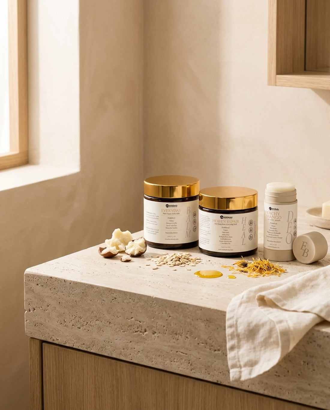 EarthsBody natuurlijke deodorant en balsems, handgemaakt in Nederland